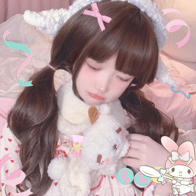 Plush warm scarf and hat   HA0767