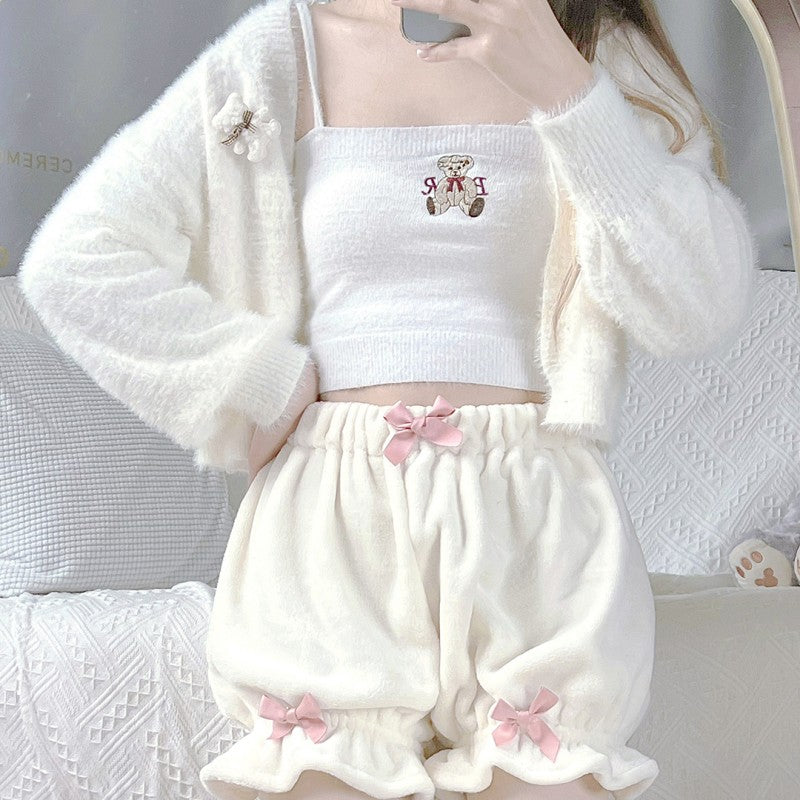 Bear embroidered camisole  HA1288