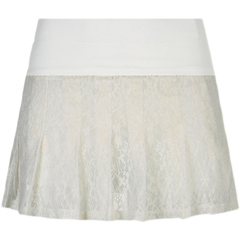 High waist chain link all match a-line skirt  HA0774