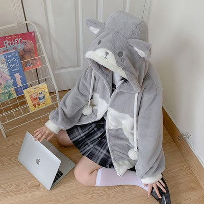 Animal plush sweatshirt   HA1516