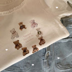 Sweet Girl Puff Sleeve T-Shirt   HA1733