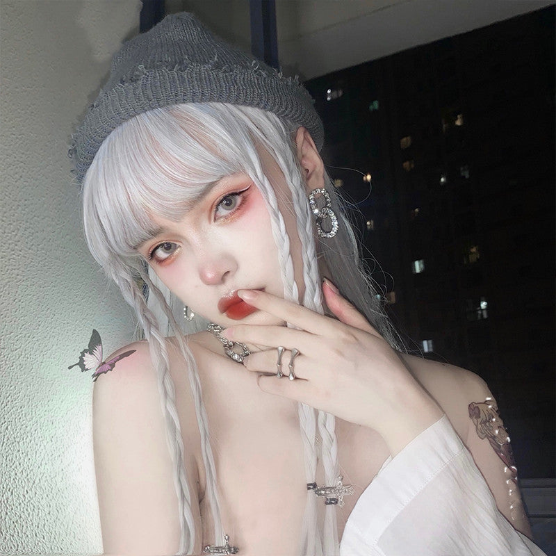 Light white Long hair HA0259