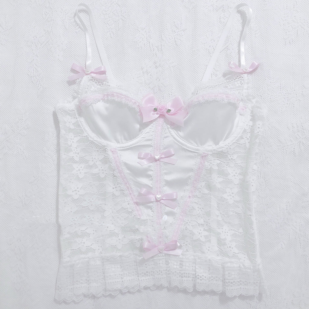 Fishbone lace corset HA0990