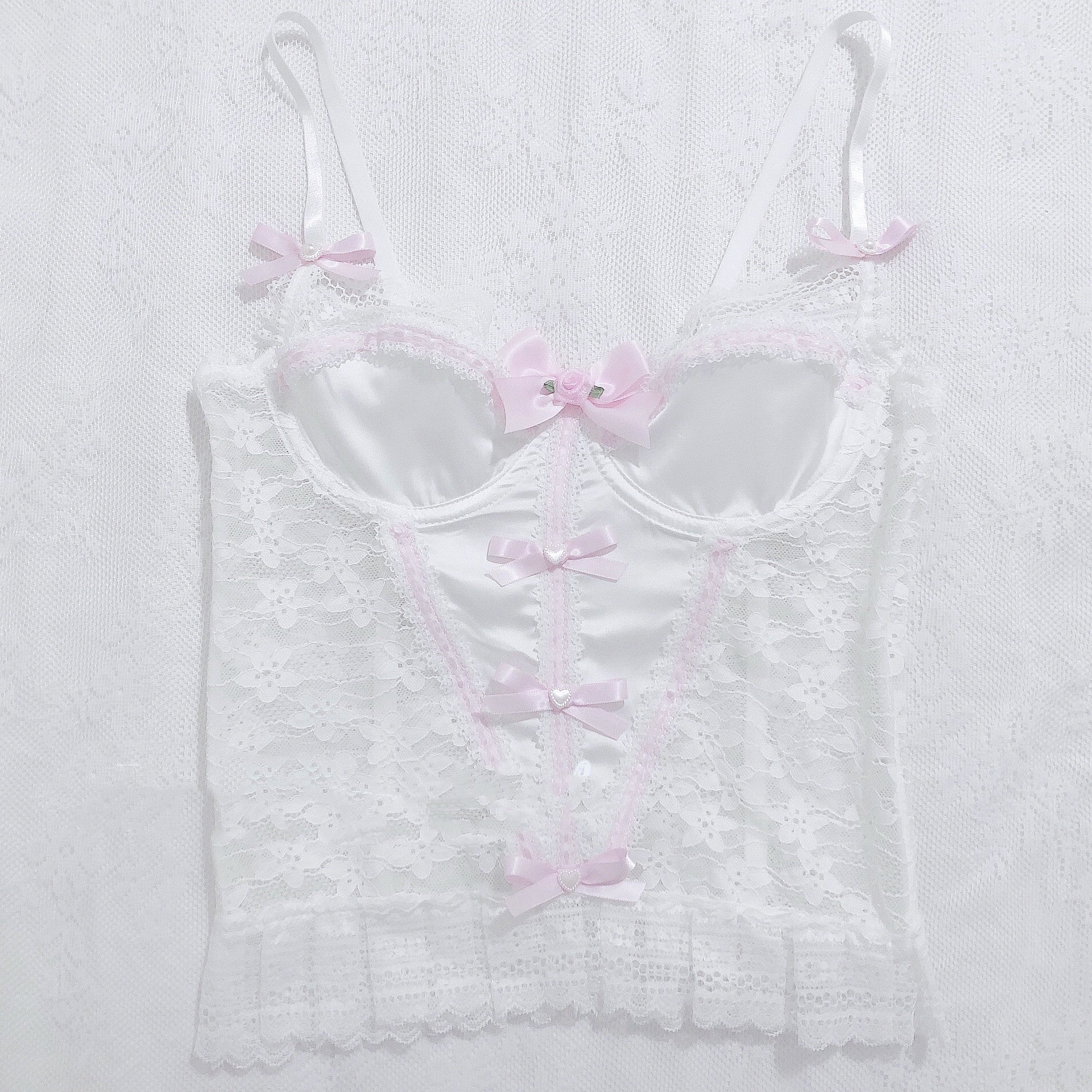 Fishbone lace corset HA0990