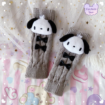 Bowl Lolita wool knitted glove  HA0739