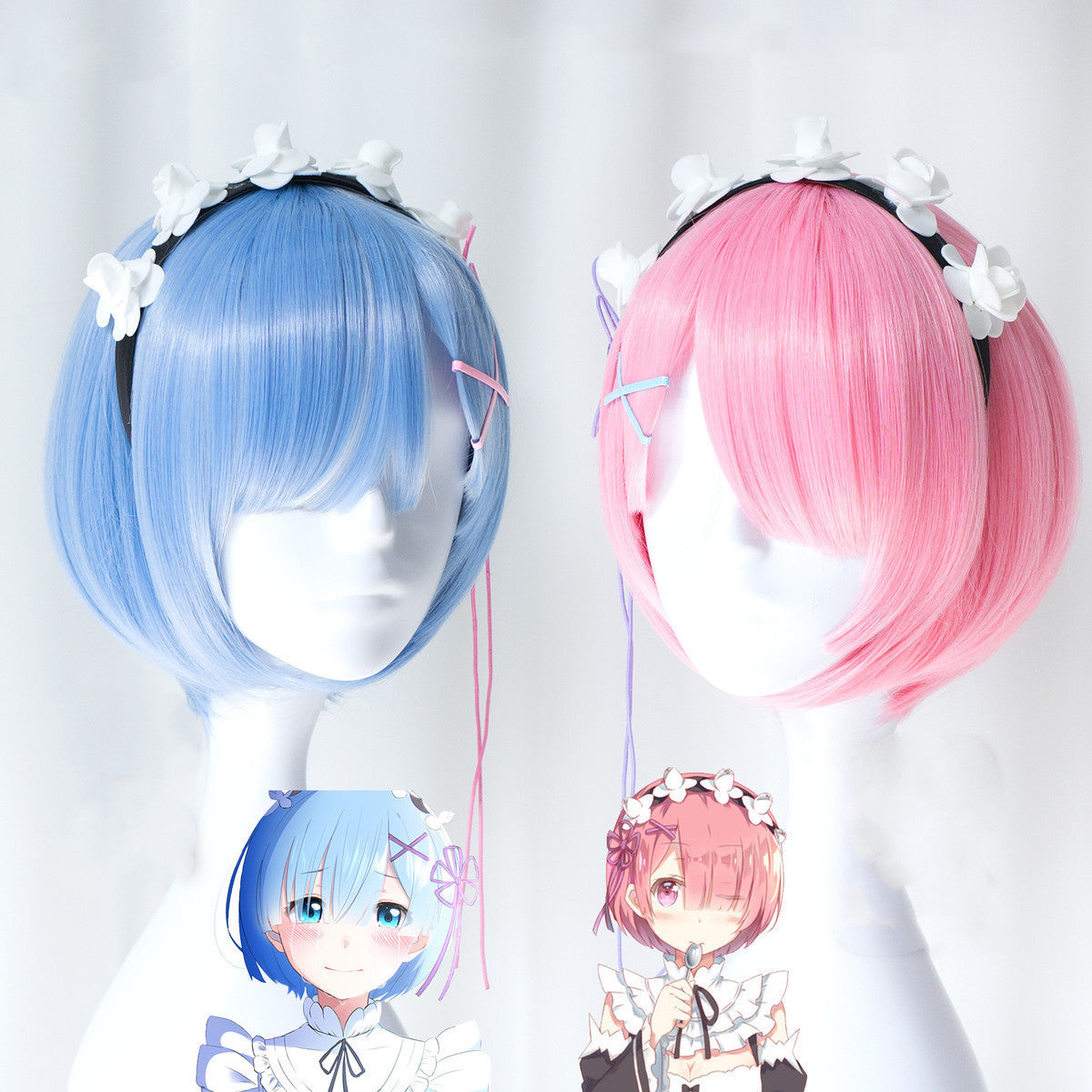 Ram Rem cosplay wig  HA0717