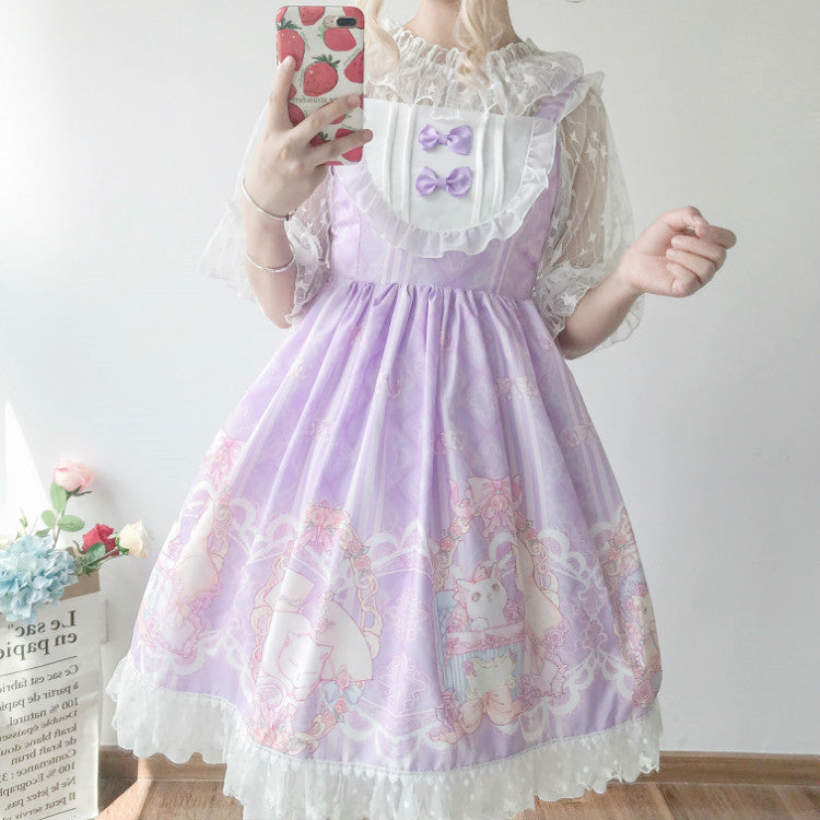 Cute cat lolita dress  HA0409