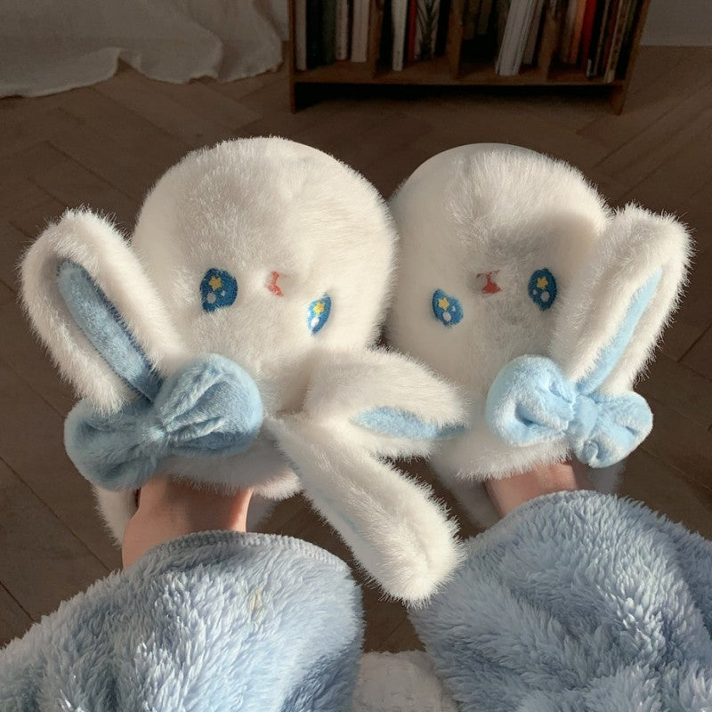 Cute Rabbit Cotton Slippers   HA1336