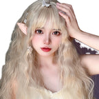 Women's blond long curly hair   HA0269