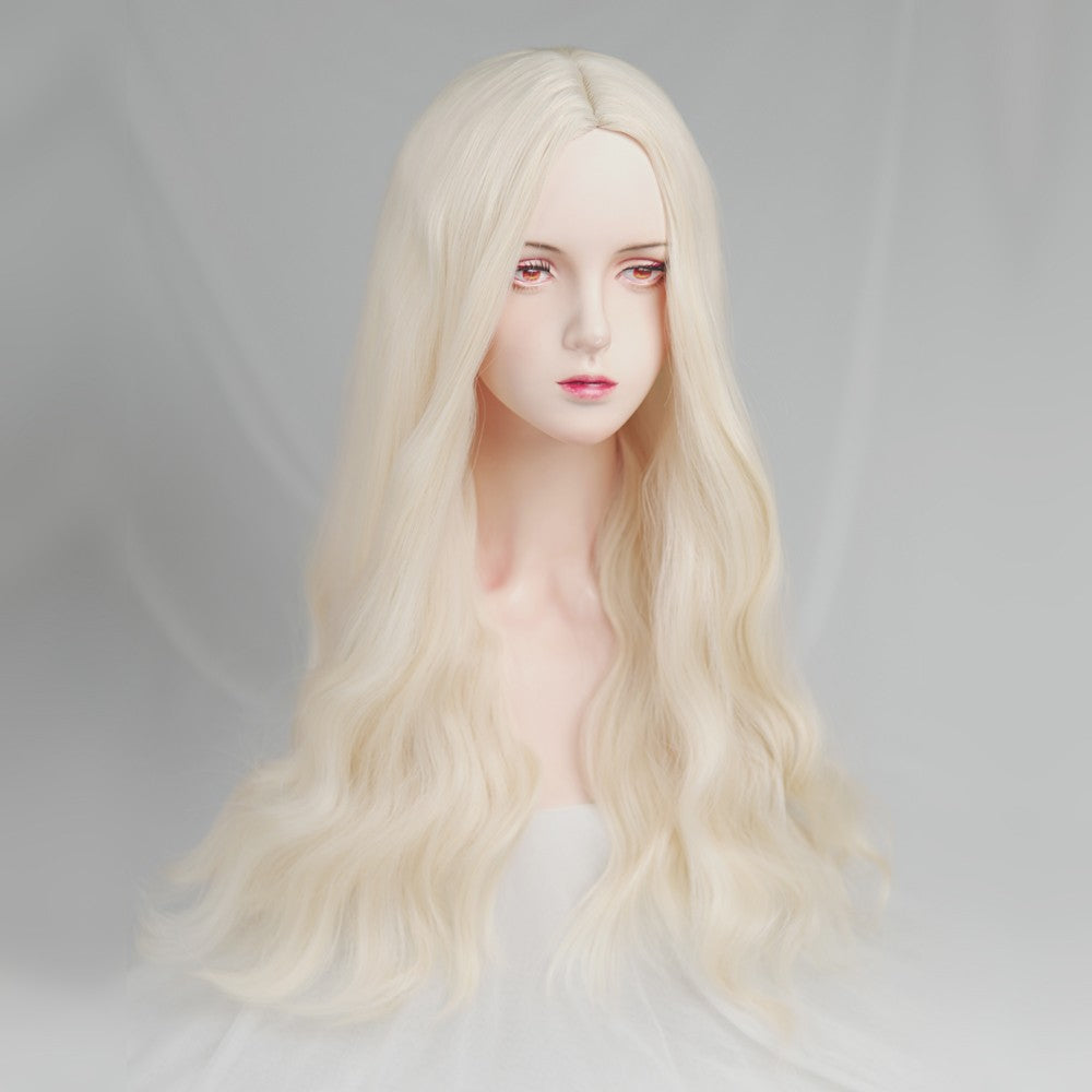 Platinum Long Curly Wig HA1321