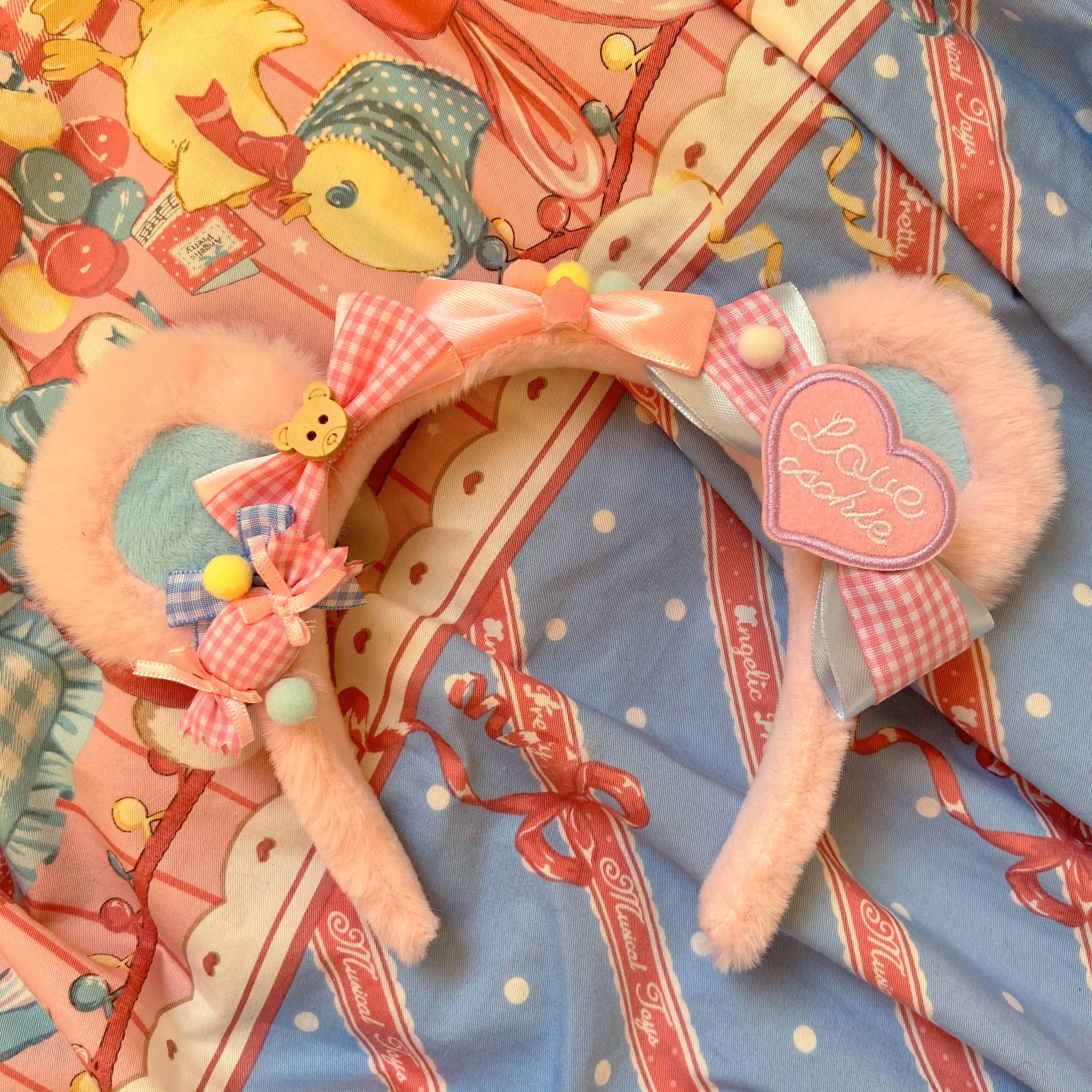 Lolita cute sweet plush headband    HA0770