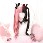 Pink dark brown double spell wig HA0515