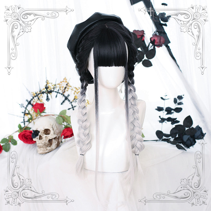 Nightmare gradient long straight hair HA0475