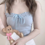 Lace bow small suspenders  HA1560