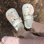 Sweet Pearl Bow Beach Slippers    HA0837