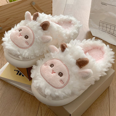 Girl Heart Cat Cotton Slippers   HA1344