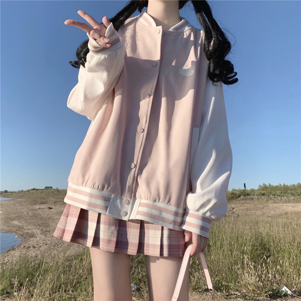 Pink baseball uniform   HA1213