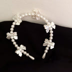 Bow pearl headband   HA1511
