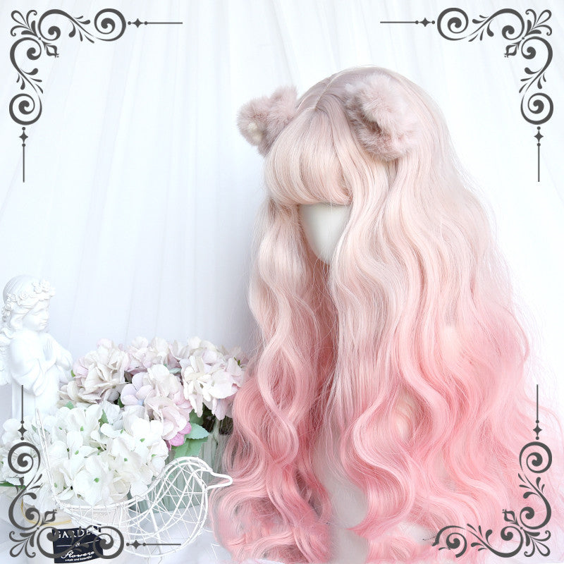 Wool curly wig cute HA0853