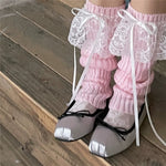 Cute bow lace socks   HA1649