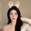 Furry Bunny Ears Headband  HA1425