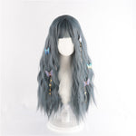Haze Gray Blue Wig  HA0067