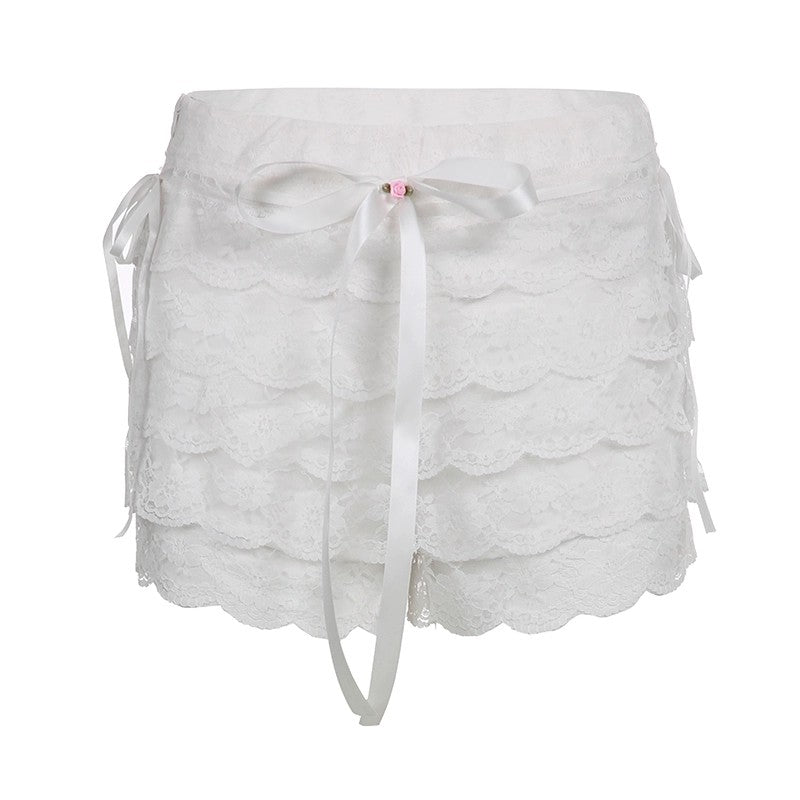 Sweet casual lace shorts   HA1710