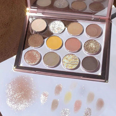 Transparent 12-color eyeshadow palette    HA0444