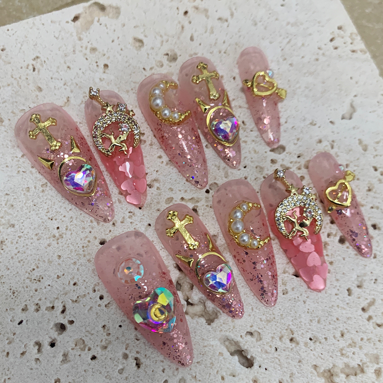 Stars Moonn Nails   HA0210