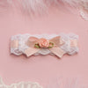 Pink and white love hand-made hairpin   HA0601