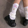 Love skull culture pile pile socks HA0862