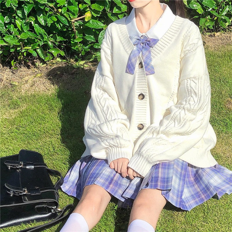 Sweater knitted cardigan jacket   HA1294