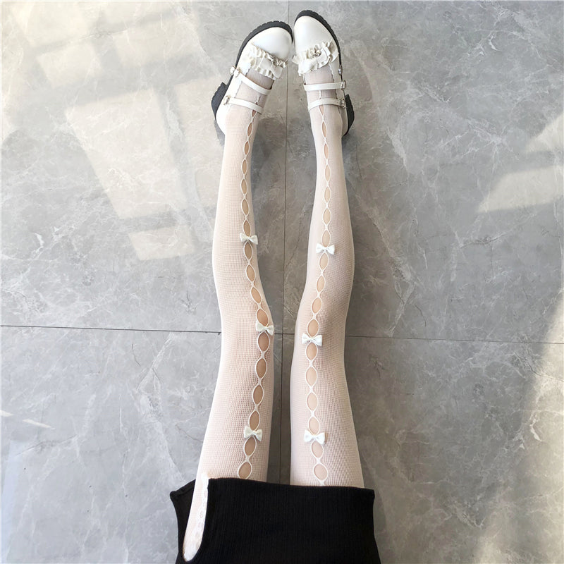 Cute bow cutout pantyhose    HA0648