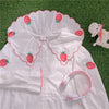 Cute Strawberry Embroidered Shirt   HA1132