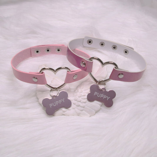 Qink puppy bone collar    HA0334