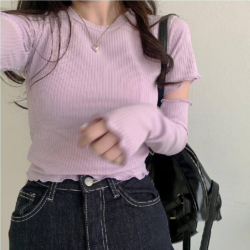 Sweet Cream Sleeve T-Shirt  HA1635