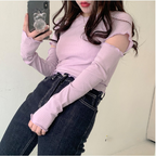 Sweet Cream Sleeve T-Shirt  HA1635