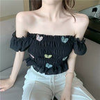 Sexy Chiffon Shirt HA1061