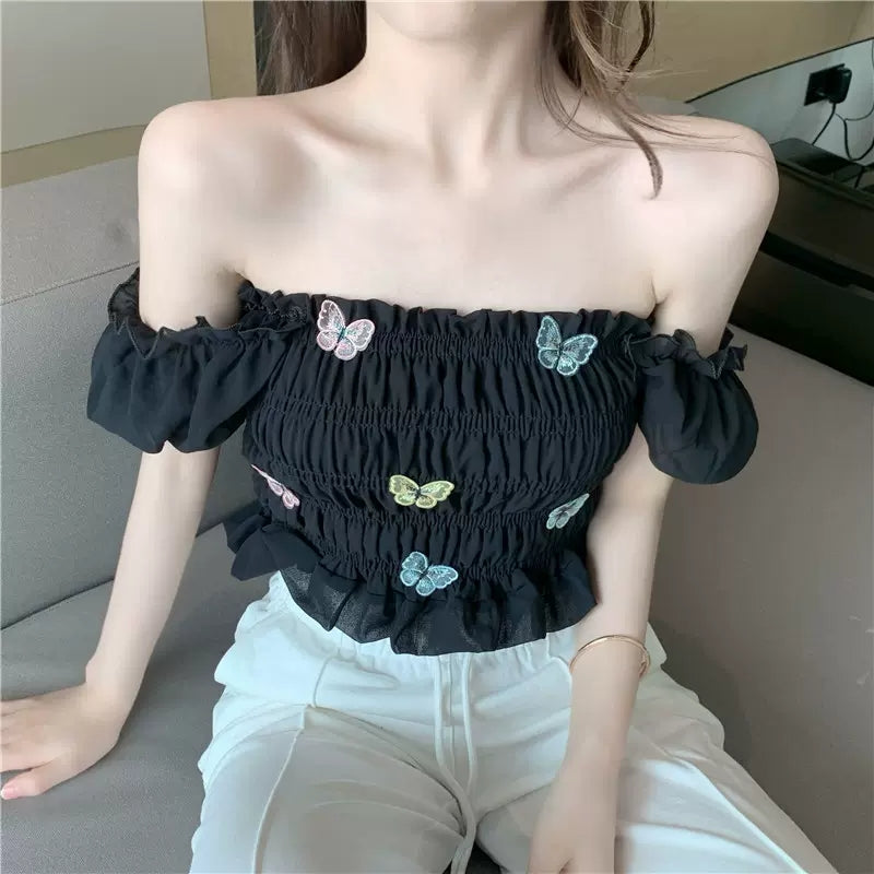 Sexy Chiffon Shirt HA1061