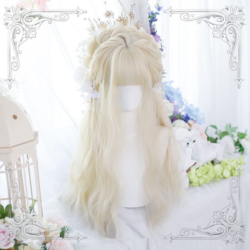 Lolita "Xiahe · Chunmu" natural water ripple curly hair   HA1087