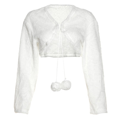 Christmas heart plush wrap hip skirt   HA1312