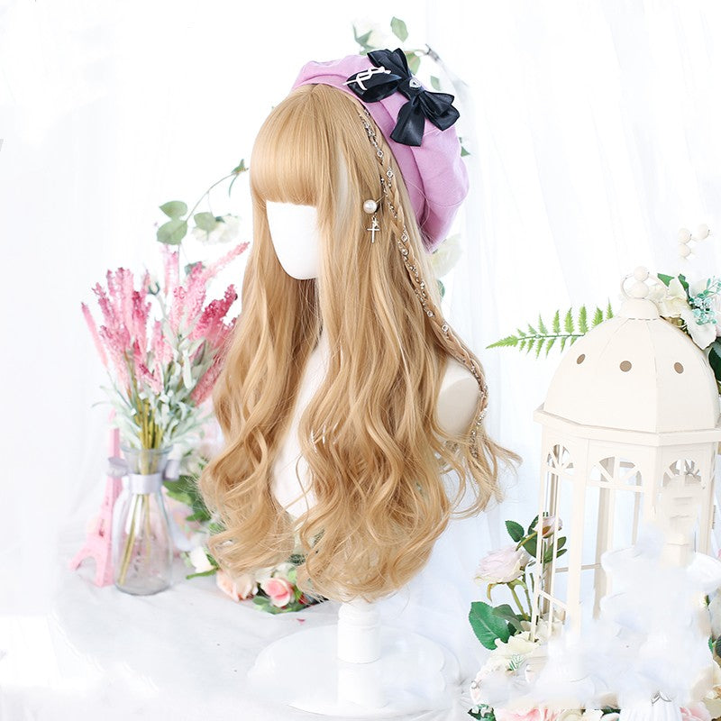 Natural curly long hair    HA1246