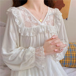 Sweet Mesh Bow Knot Nightdress  HA1290