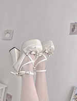 Sweet high-heeled strappy princess shoes   HA1917