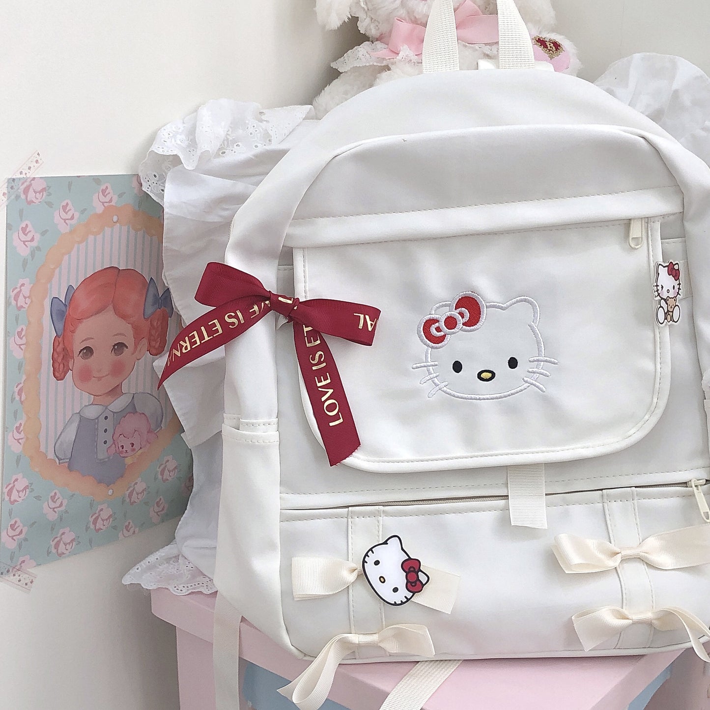 Large capacity cute cartoon backpack  HA0551