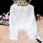 Sweet Bow Mesh Long Sleeves   HA1410