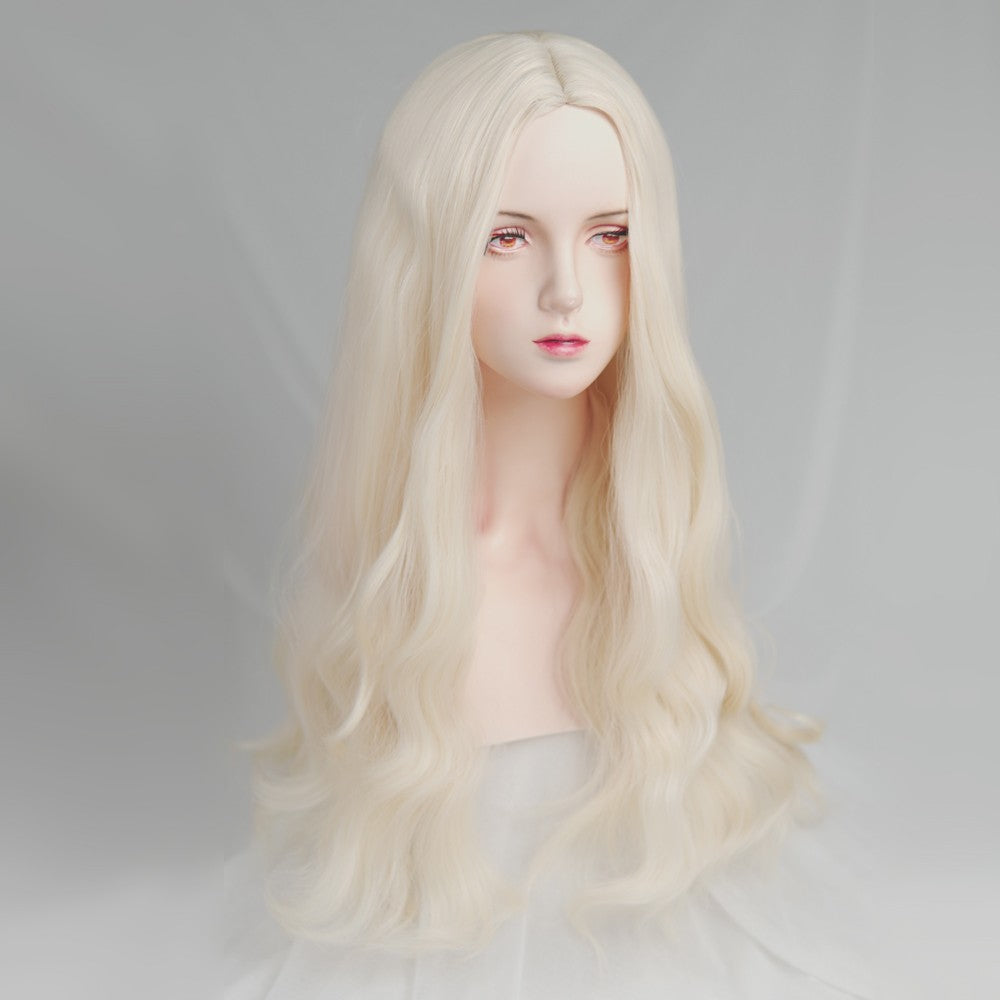 Platinum Long Curly Wig HA1321