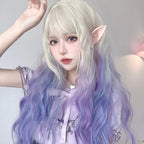 Gradient cute lolita long curly hair  HA0893