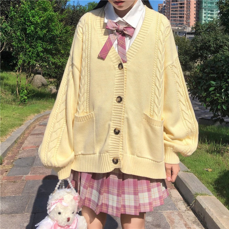 Sweater knitted cardigan jacket   HA1294