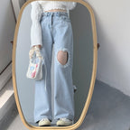 Straight Casual Jeans HA0975